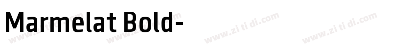 Marmelat Bold字体转换